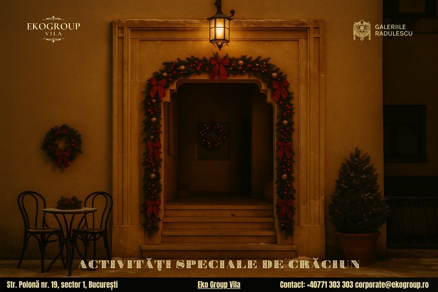 Activități de Crăciun cu aromă interbelică: o incursiune în spiritul sărbătorilor de odinioară la Eko Group Vila